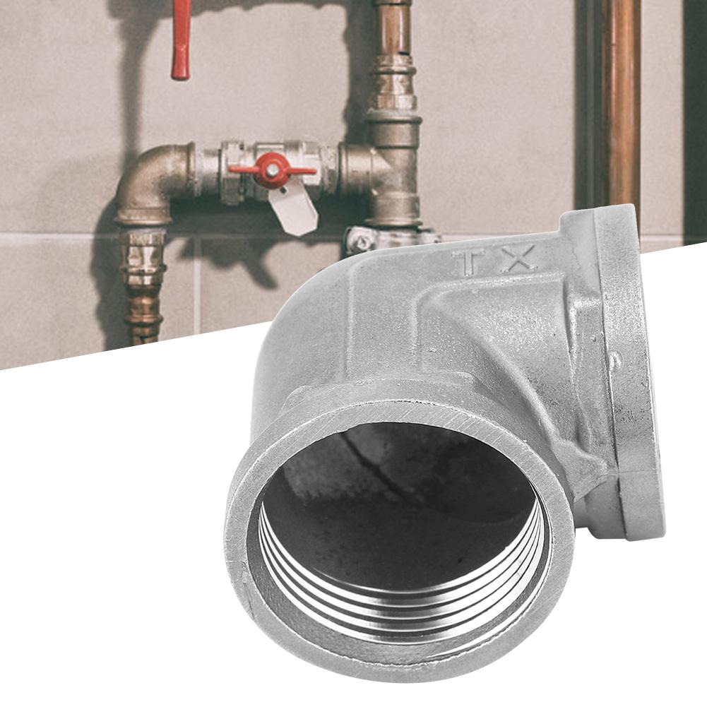 G1in Female Thread Elbow Connector Pipe Fitting Adapter Quick Connector for Plumbing Fuel Gas