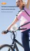 Rechargeable Waist Clip Fan: Portable Outdoor High-Speed Fan with Digital Display for Camping and Neck Use