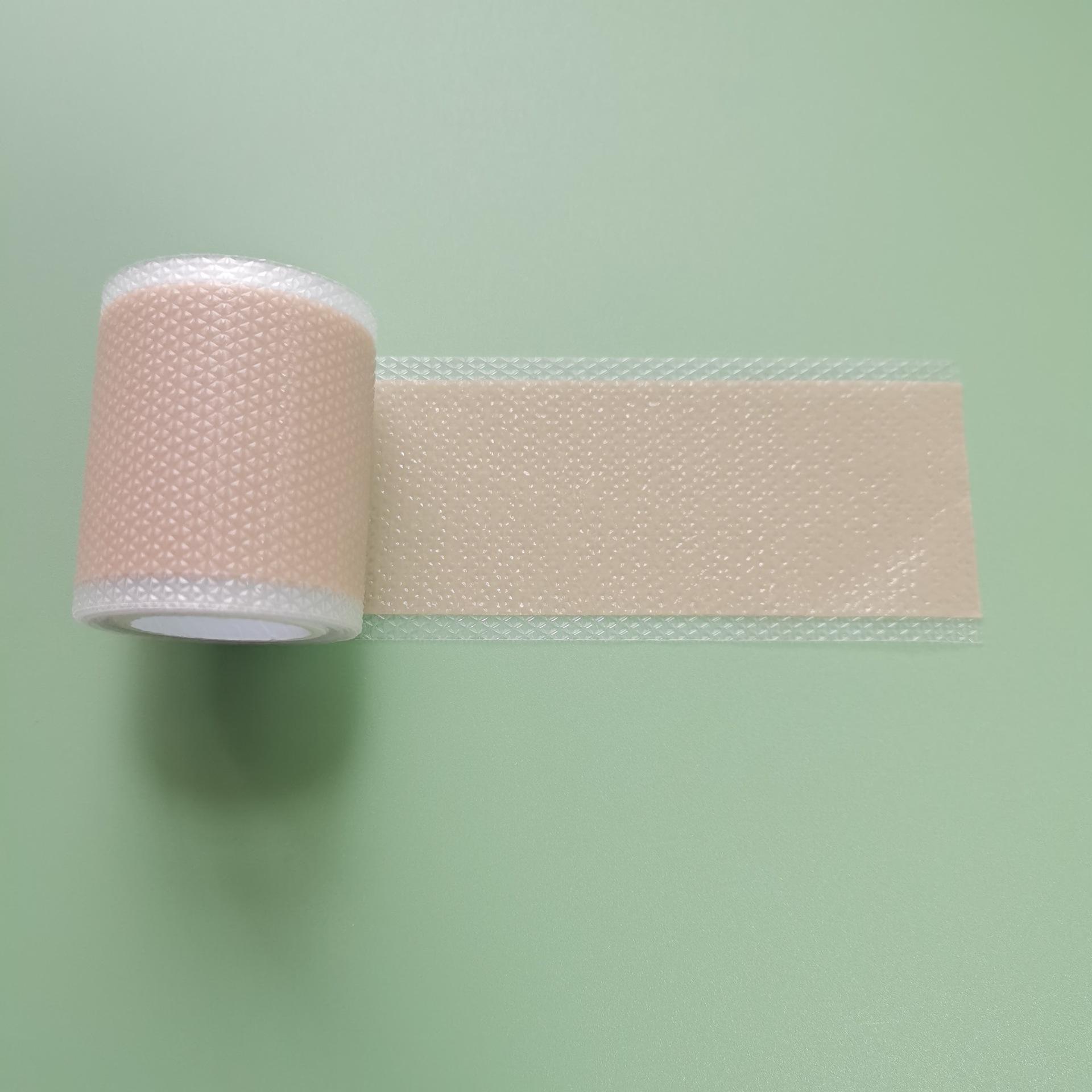 Elastic fabric tape wholesale, sports ear protection tape, self-adhesive invisible patch, in-stock anti-chafing skin patch 4*15cm белый