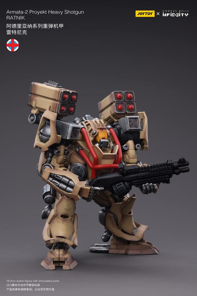 JOYTOY x Infinity Armata 2 Project Heavy Shotgun Combat Mecha Scale PVC ABS Painted Movable Figure "Ratnik" 1/18 &