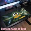 Green Bay Packers Customized Name Text Mouse Pad, Large Desk Mouse Mat Personalized Home Office Present