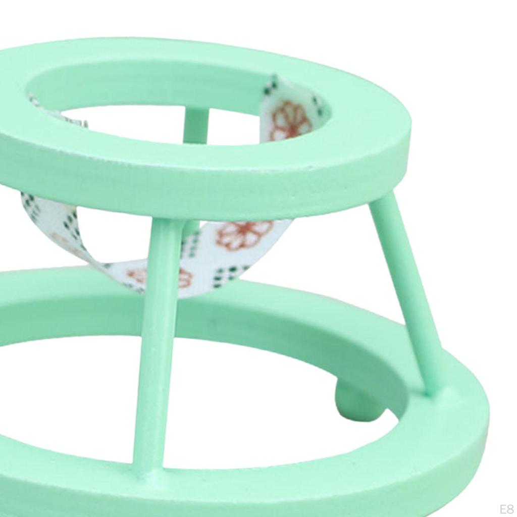 1/12 Dolls House Doll Walkers Mini Stroller Prop Adornment Micro Scene Baby Room for