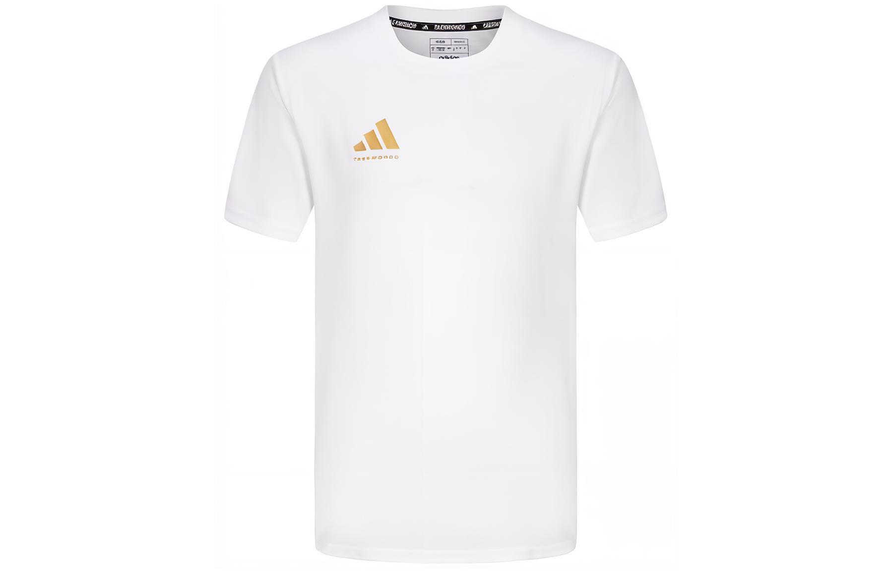 Adidas T Shirts Unisex White Crew Neck Moderate Straight Fit adiCLTS24CTKP-WG 2XL