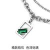 Pearl Necklace Men's Trendy Design Men's Titanium Steel Does Not Fade High Street Ins Trendy Brand Pendant Accessories