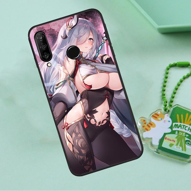Genshin Anime Shenhe Für Huawei Nova 10 9 SE 5T 12s 12i 11i Y91 Y90 Y60 Y70 Y72 Y61 P20 P40 P30 Lite P60 Pro Hülle