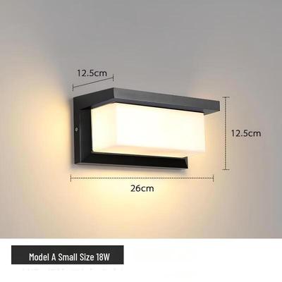 Modern LED Outdoor Sensor Wall Light