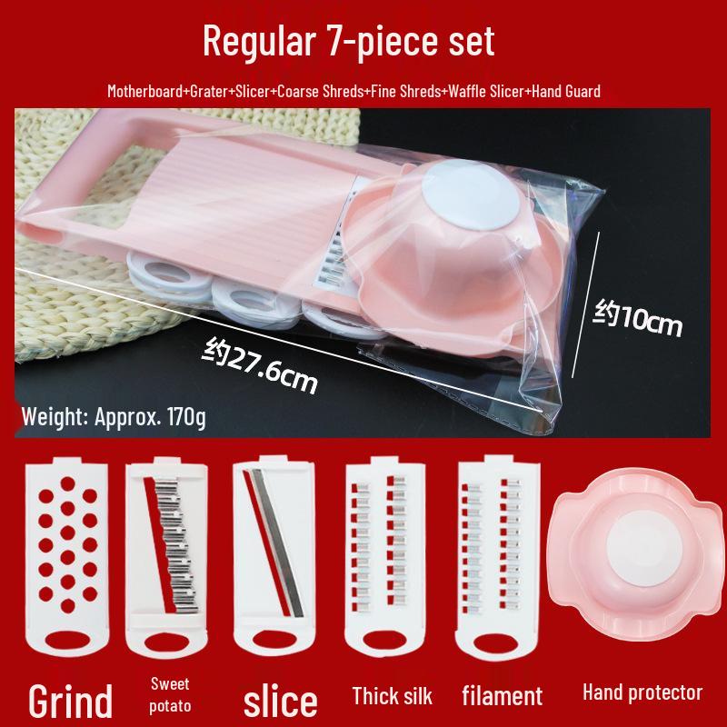 Stainless Steel Multifunctional Vegetable Cutter & Grater with Potato Peeler