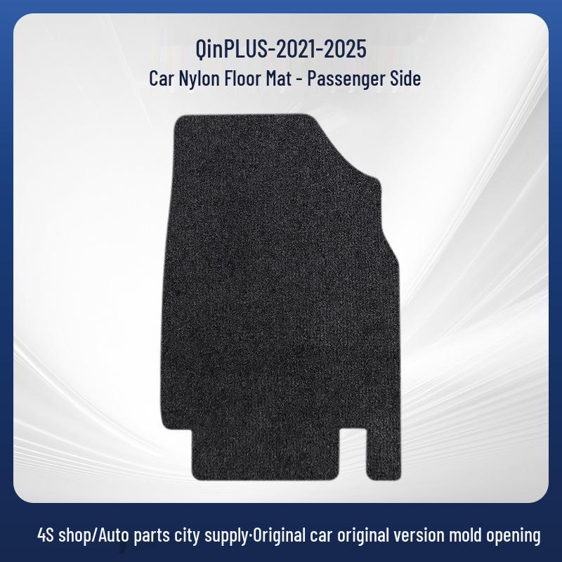 Removable Black Floor Mats for BYD Qin PLUS (2021-2025)