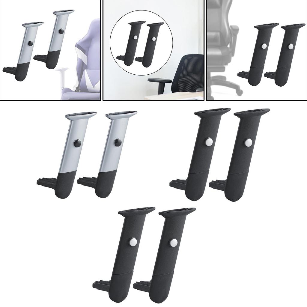 2Pcs Adjustable Arms Armrest,Liftable Chair Armrests ,Executive Swivel Ergonomic Office Chair Chair Armrest Replacement