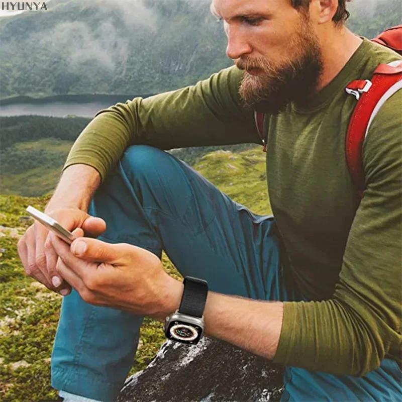 Alpine Λουράκι για Apple Watch Band Σειρά 10 9 8 7 SE Ultra 2 41mm 42mm 45mm 46mm 49mm 40mm 44mm IWatch Correa Λουράκι Ρολόι Βραχιόλι