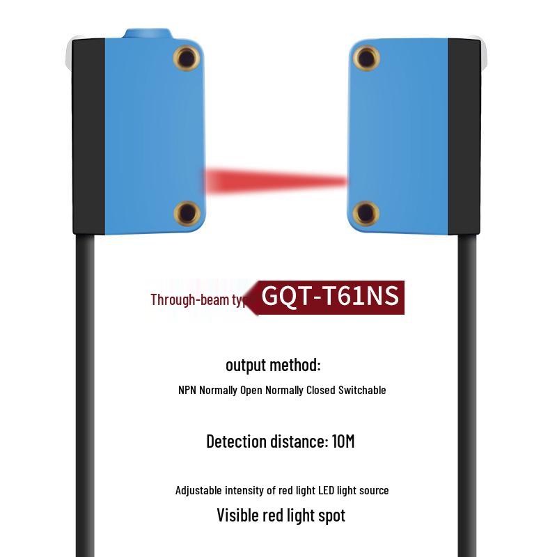 Square Photoelectric Sensor with Diffuse and Mirror Reflection - E3Z-D61/D62/R61