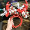 Elk Antlers Ornaments Antlers Hair Accessories Xmas Hairband Christmas Decorations Reindeer Headwear Christmas Headbands