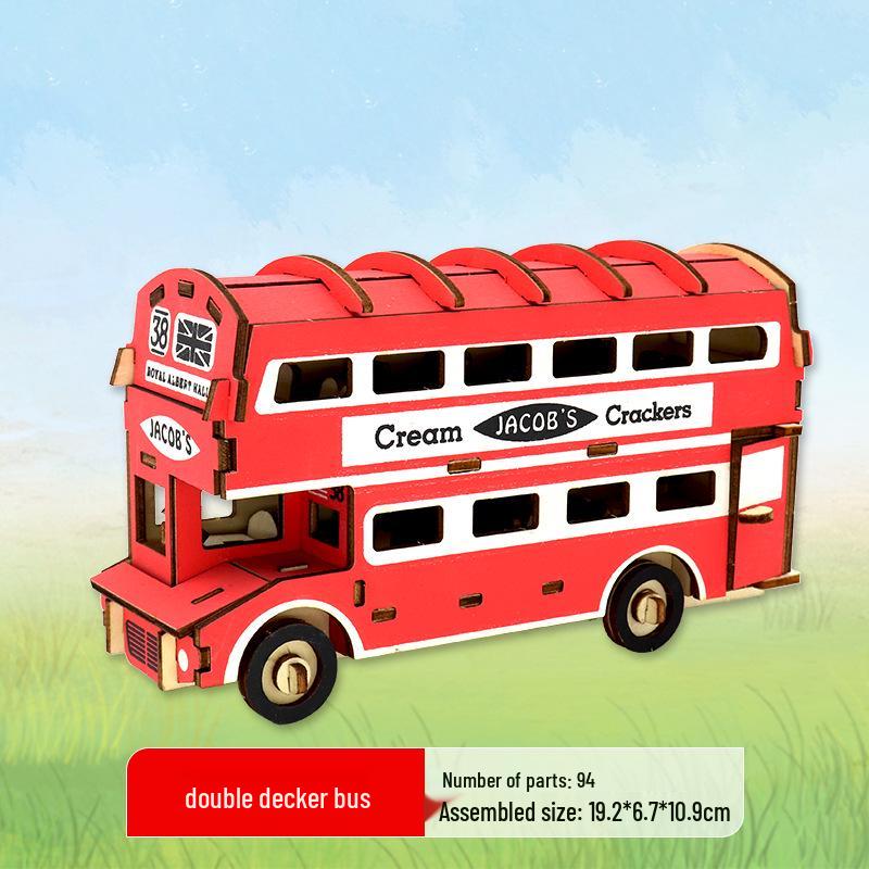 3D Wooden Ferris Wheel Puzzle - Educational DIY Gift for Kids