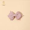 Korean Handmade Pink Bow Hair Clips for Girls