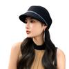 Hat Female Summer Thin Section Breathable British Cap, Show Face Small Perfume Wind Temperament Ageing Sun Shading Duck Tongue Sun Hat