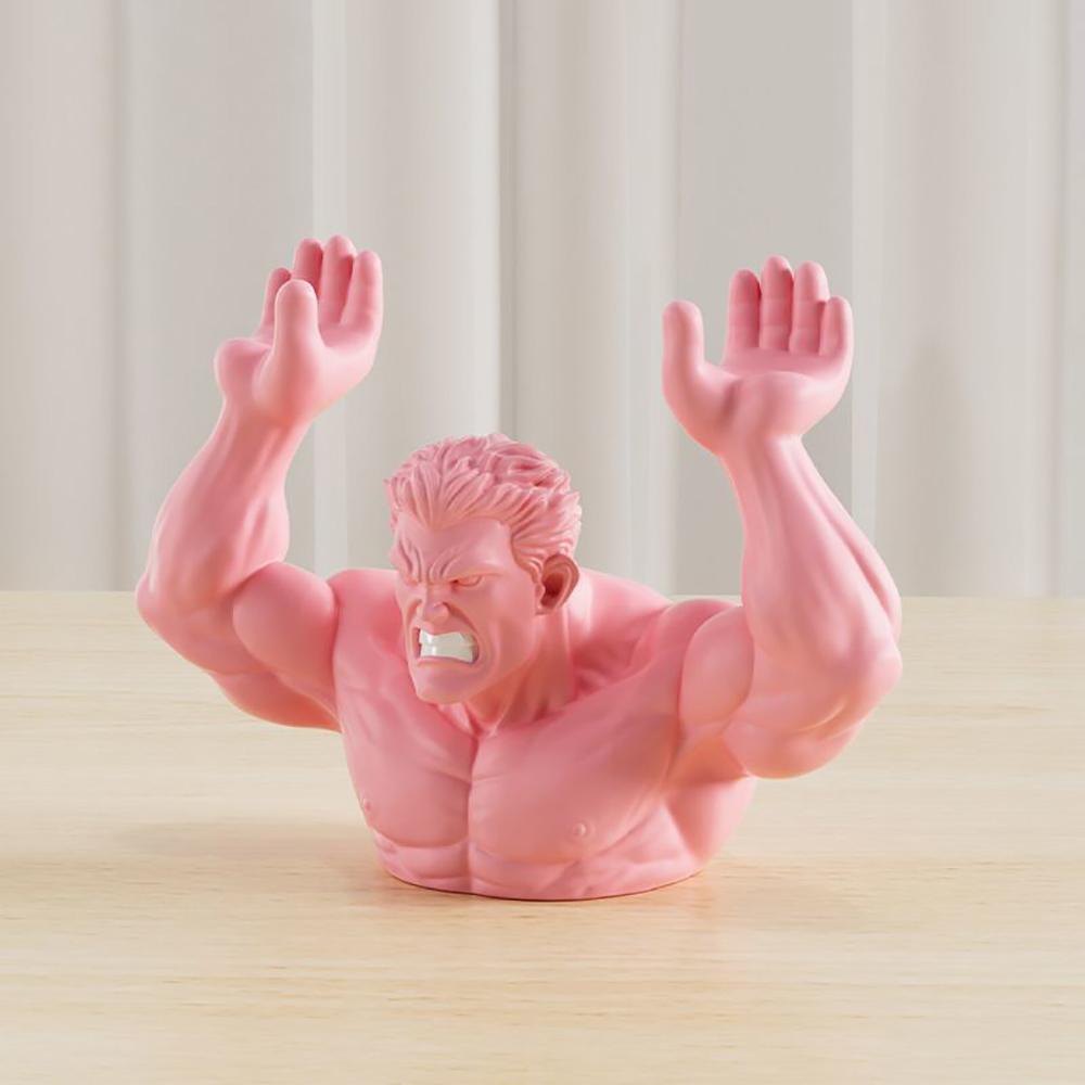 

Desktop Decorative Muscle Man Stand Holder Funny Figurine for Glasses Phone Cigar Pen Home Living Room Organizer