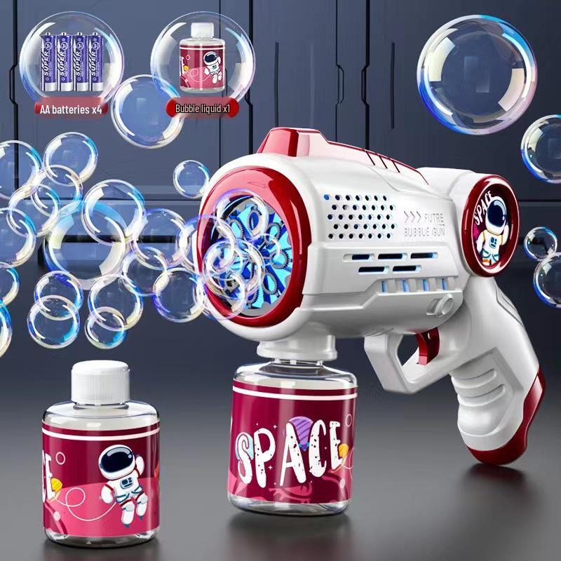 

Космический Астронавт Пузырьковый Пистолет Гатлинга: Автоматическая игрушка на космическую тематику для детей