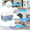 Automatic Pop-Up Laundry Pods Container Desktop Hair Accessories Storage Box Large Capacity Holds Sealed Scent Beads Organizer