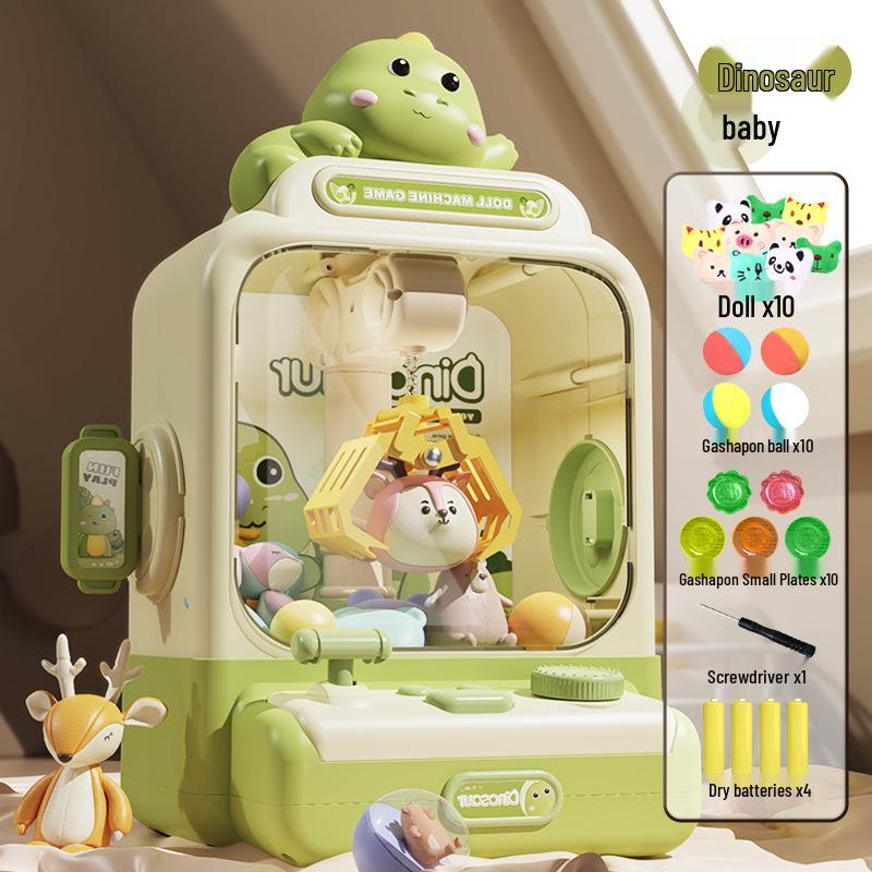 Electric Plush Toy Claw Machine for Kids - Compact Household Model