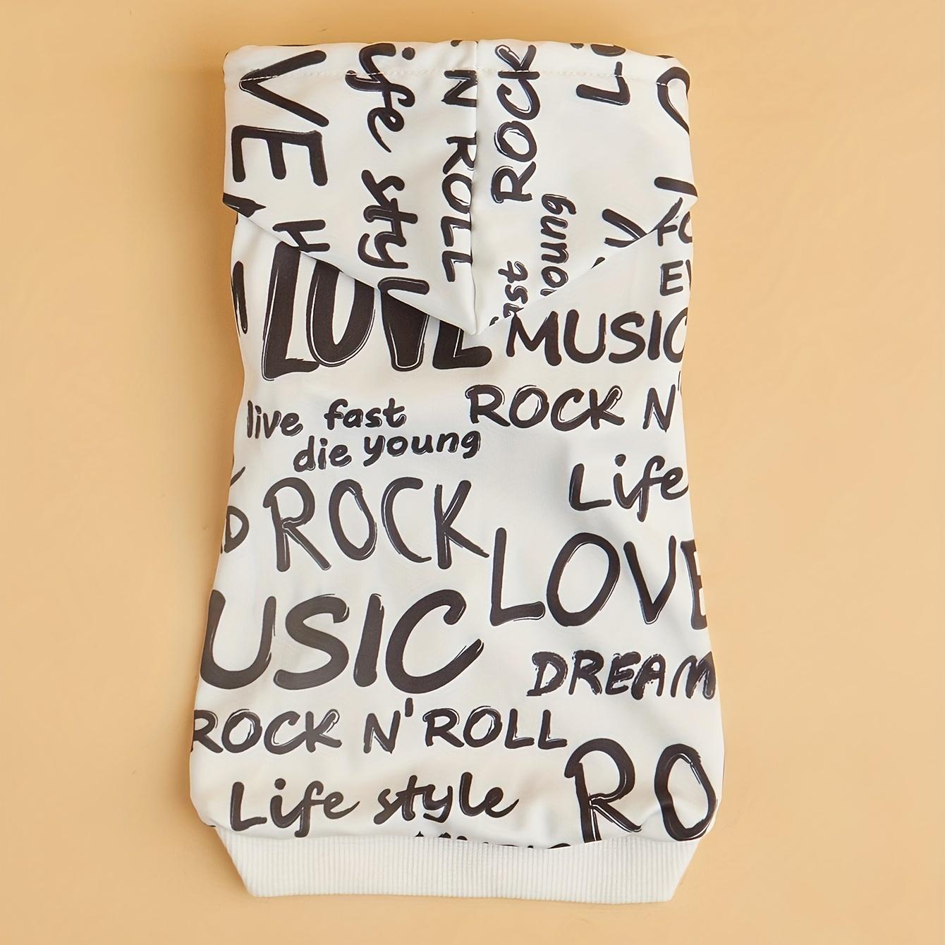 

Толстовка для маленьких и средних собак, Текстовые надписи Cat Cloth, Одежда для собак с капюшоном, Мягкое весенне-летнее пальто, Одежда на любую погоду XS（old） белый