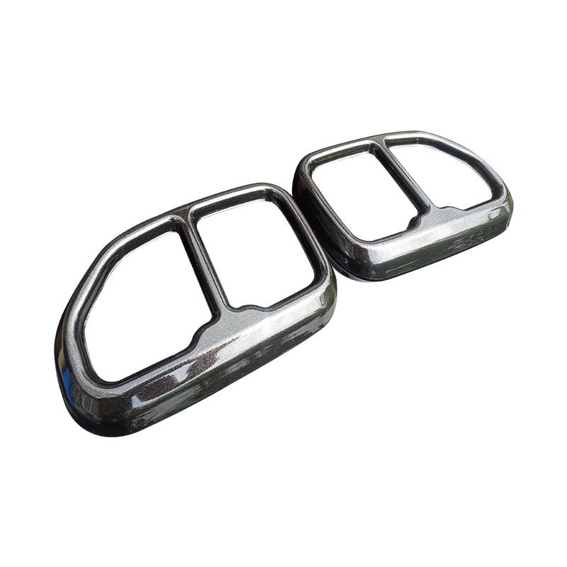 BMW X3 (18-21) Black Stainless Steel Quad Exhaust Tailpipe Frame Accessories