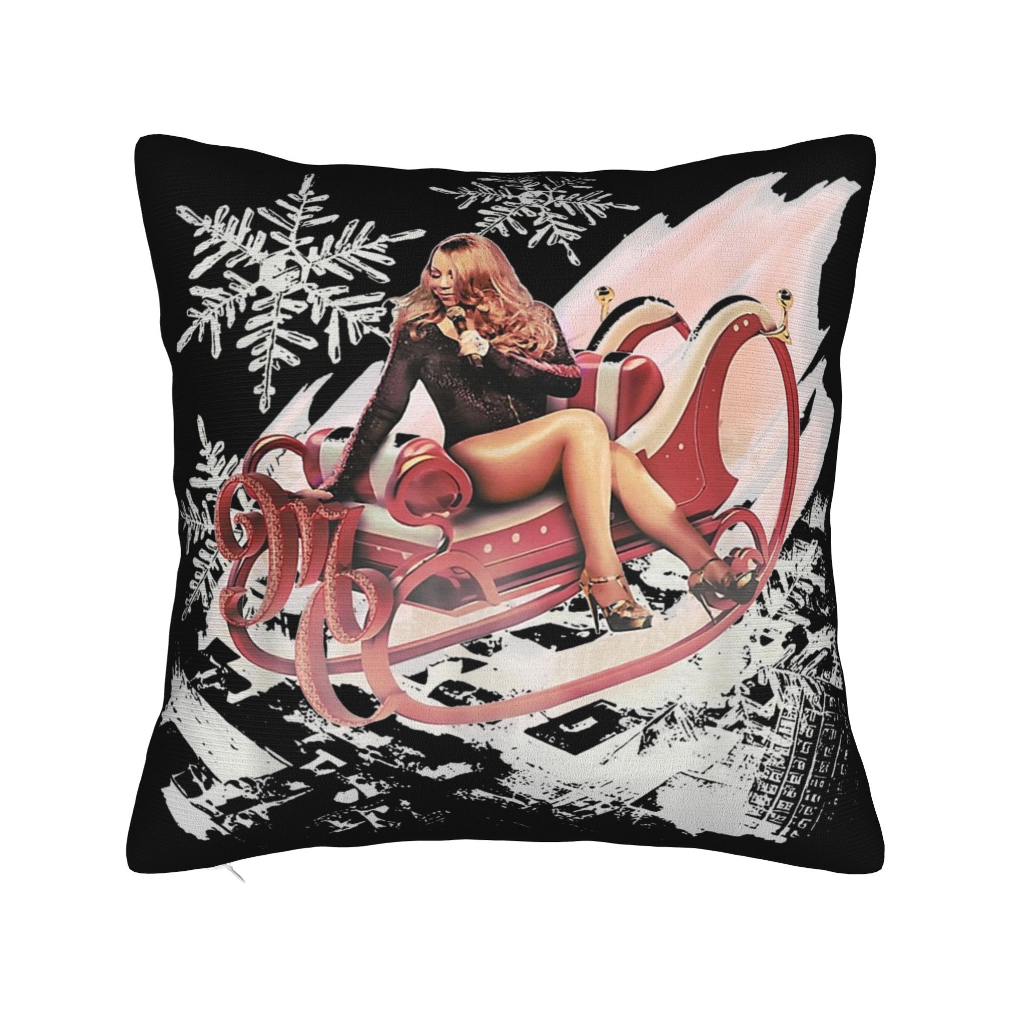 

Pillow Case All I Want Christmas Is You Comfy Mariahs Careys Pillow Cover For Wedding Party Home Decor Kawaii Pillowcases 30cmx30cm