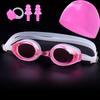 Adult Swimming Goggles High-definition Water and Fog-proof Swimming Goggles for Men and Women Swim Silicone Swimming Caps