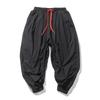Streetwear Spring Autumn Cotton Linen Harem Casual Men's Pants Chinese Style Solid Color Baggy Joggers