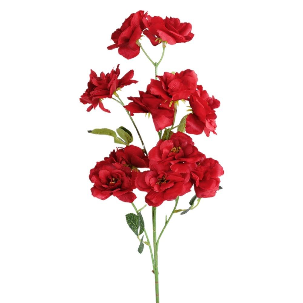 

Real Touch Artificial Rose Flower Realistic Faux Rose Branch Simulation Big Rose Teacher s Day