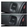 2X Dashboard Air Condition Vent Frame Trim Bezels for Dodge Charger 2011+ Carbon