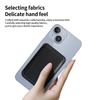 Single Ring Magnetic Card Holder for iPhone 12-16 Series PU Leather Slim Attachment