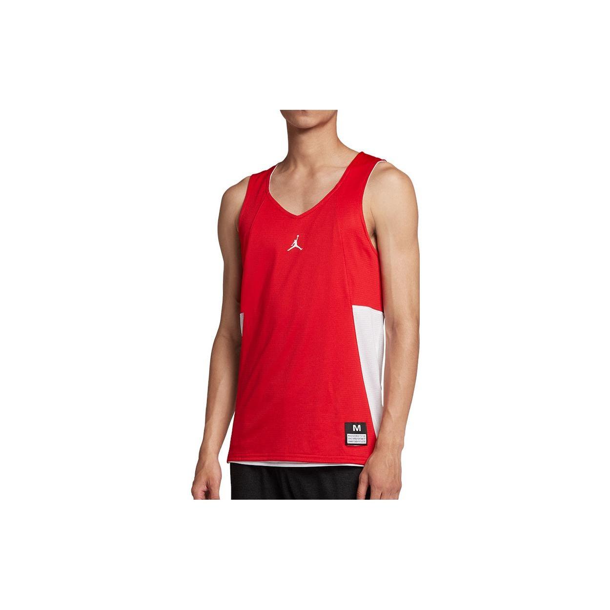 Air Jordan Flight Reversible Tank Red Men s 865849-657 S
