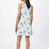 Vestido de Playa de Moda para Mujer sin Mangas Cuello Redondo Estampado Floral