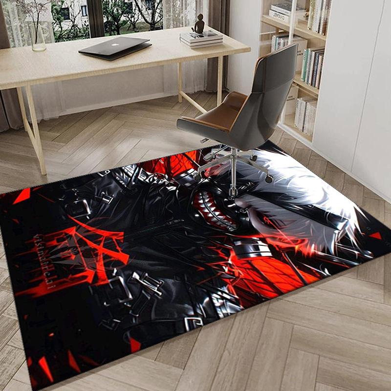 Tokyo Anime Artwork Carpet, Chair Rug,Rug for Office Bedroom Living Rooms, Doormat Decor Fan Gift Christmas Gift