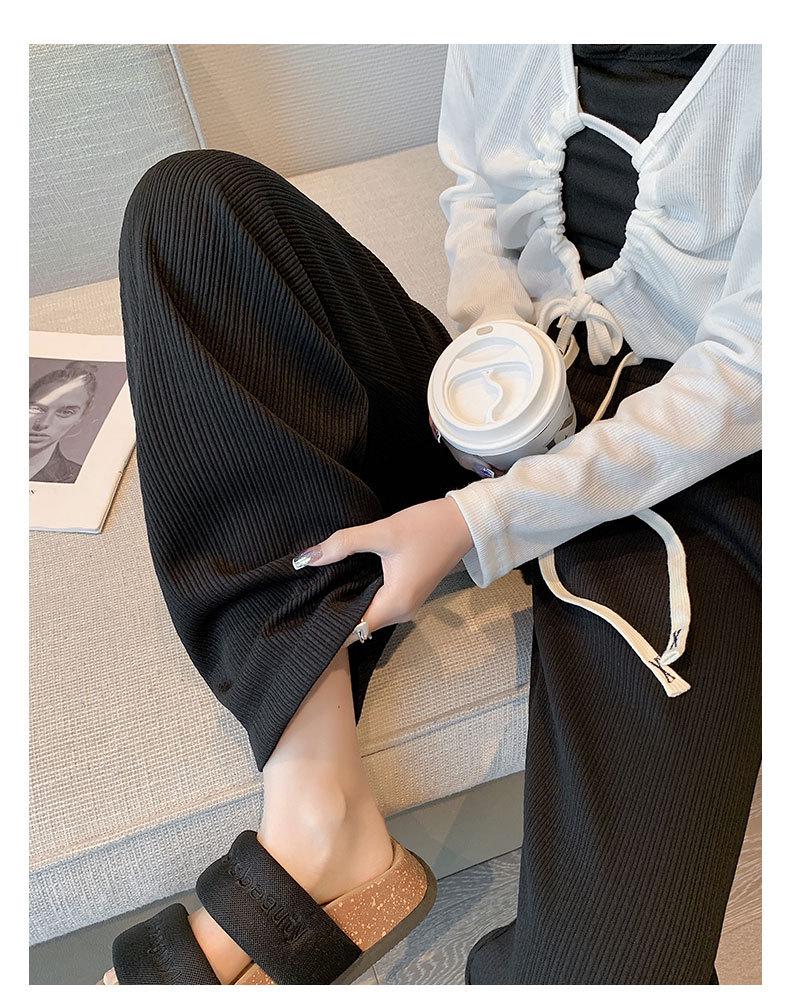 Pantaloni largi cu dungi Meteor pentru femei, casual, pentru primăvară și vară