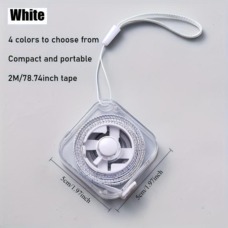 2m/6ft Cute Soft Tape Measure | Portable, Extensible with Locking Mechanism, Clear CM/Inch Markings - Ideal for Tailoring, Home, Waist, Bust