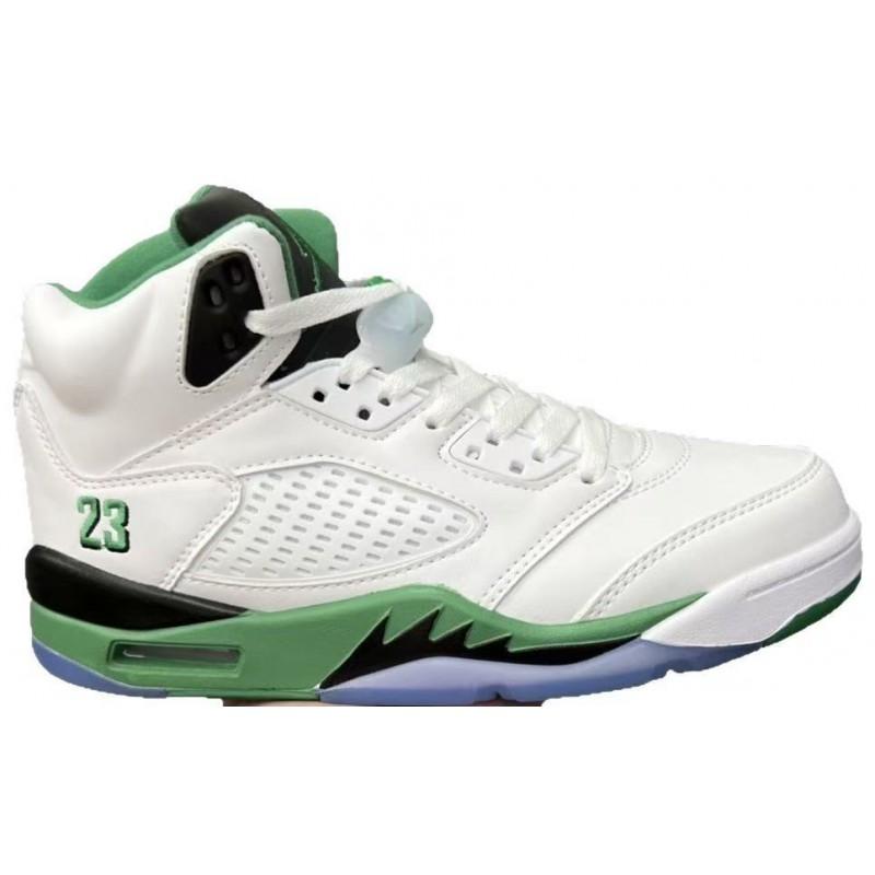Men Women Basketball Shoes Low Top Synthetic Leather Breathable Outdoor Court Sneakers AJ5 Style