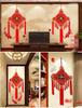 Fu Character Large Pendant: Peach Wood Chinese Knot for Home Decoration or Housewarming Gift