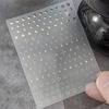 1 Sheet Star Nail Art Sticker Hollow Pentagram Stars Nail Design Self-Adhesive For Women Girls Manicure Decoration Salon Diy