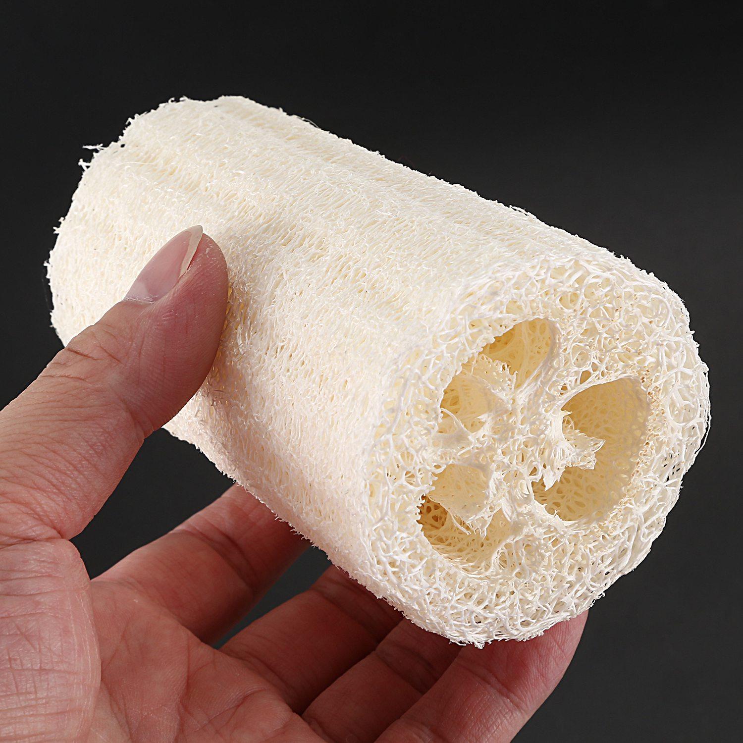 

ABWR-NATURE 6 Pack Of Organic Loofahs Loofah Spa Exfoliating Scrubber Natural Luffa Body Wash Sponge Remove Dead Skin Made Soap белый