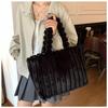 Large Plush Tanghulu Tote - Cute, Fashionable, Single-Shoulder Handbag for Autumn/Winter