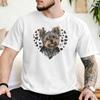 Unisex Unisexs TShirt Yorkshire Terrier Dog Lover Pure Cotton Tees Valentines Day T Shirts Crew Neck Clothes Graphic Printed