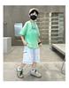 Boys' Summer Outfit Set 2026 New Trendy Children's Summer Tie Dye Gradient Short Sleeved Two-piece Set for Boys' Handsome Children's Clothing