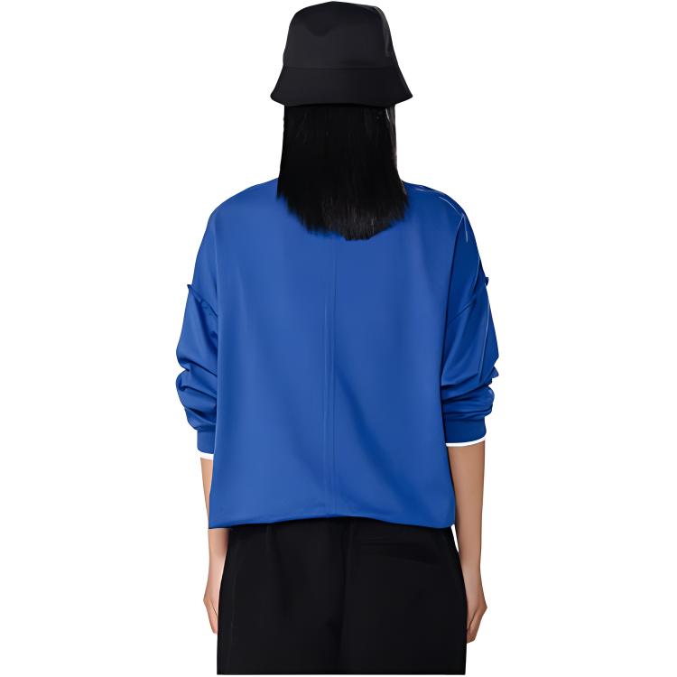 Li Ning Sports Basketball Series Loose Fit Pullover Sweatshirt Unisex Sweatshirt Blue AWDRA57-8