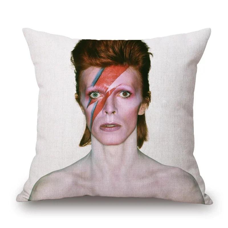 Oil Painting David Portraits Print Cushion Cover Music Gallery Art Decorative Sofa Throw Pillow Case, 30x30cm