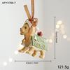 Colorful Retro 3D Resin Bell Pendant for Christmas Tree Decoration