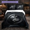 Tottenham Hotspur Pattern 3 Pieces Bedding Set Soft Microfiber Duvet Cover with Pillow Cases for Bedroom