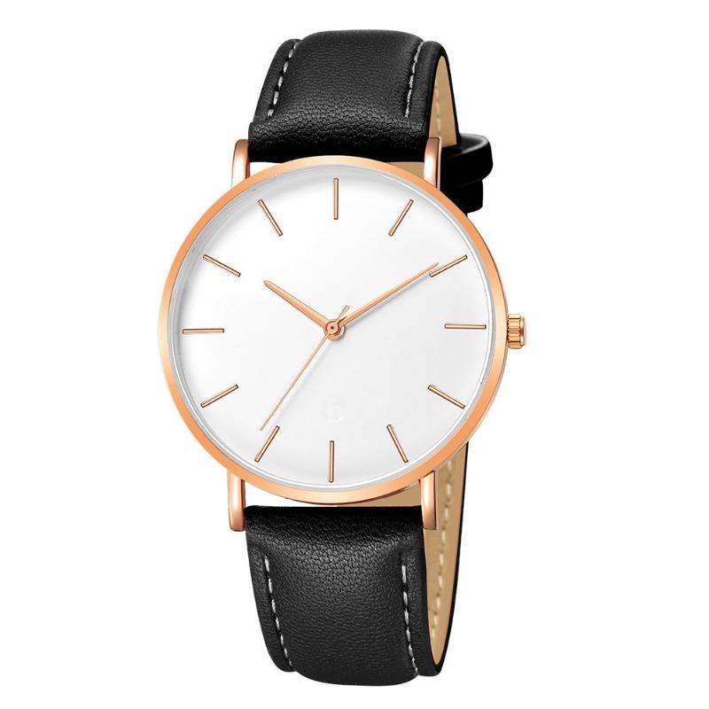 Simple trend fashion thin mesh belt watch men's personality simple scale quartz men's watch