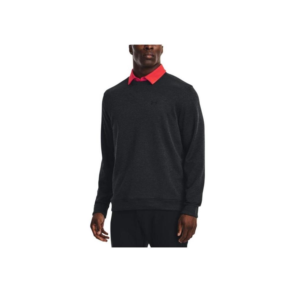 Under Armour Storm SweaterFleece Crew Pullover Men Black 1373675-001