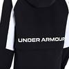 Under Armour Half-Zip Colorblock Hoodie Jacket Women Tops Black 1365959-001